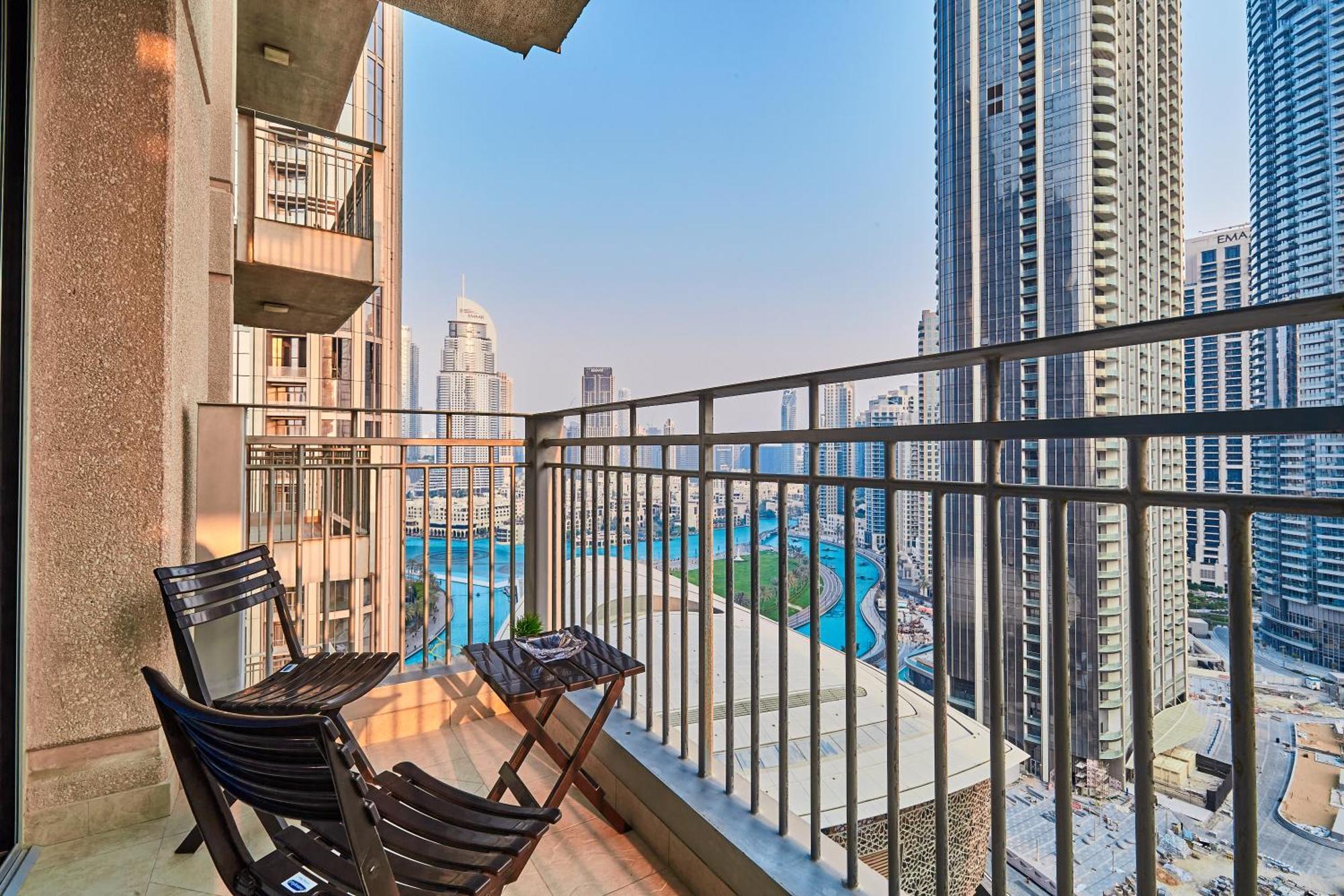 Shukran Homes Lux 1Br With Fountains View Дубай Екстер'єр фото